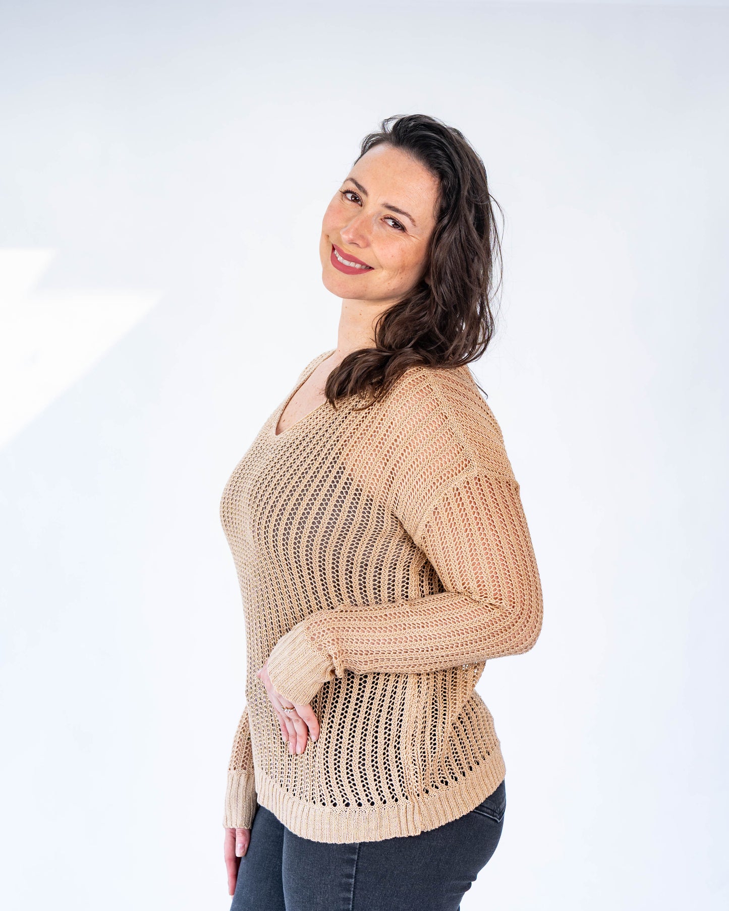 Sweater Luna Hilo Beige