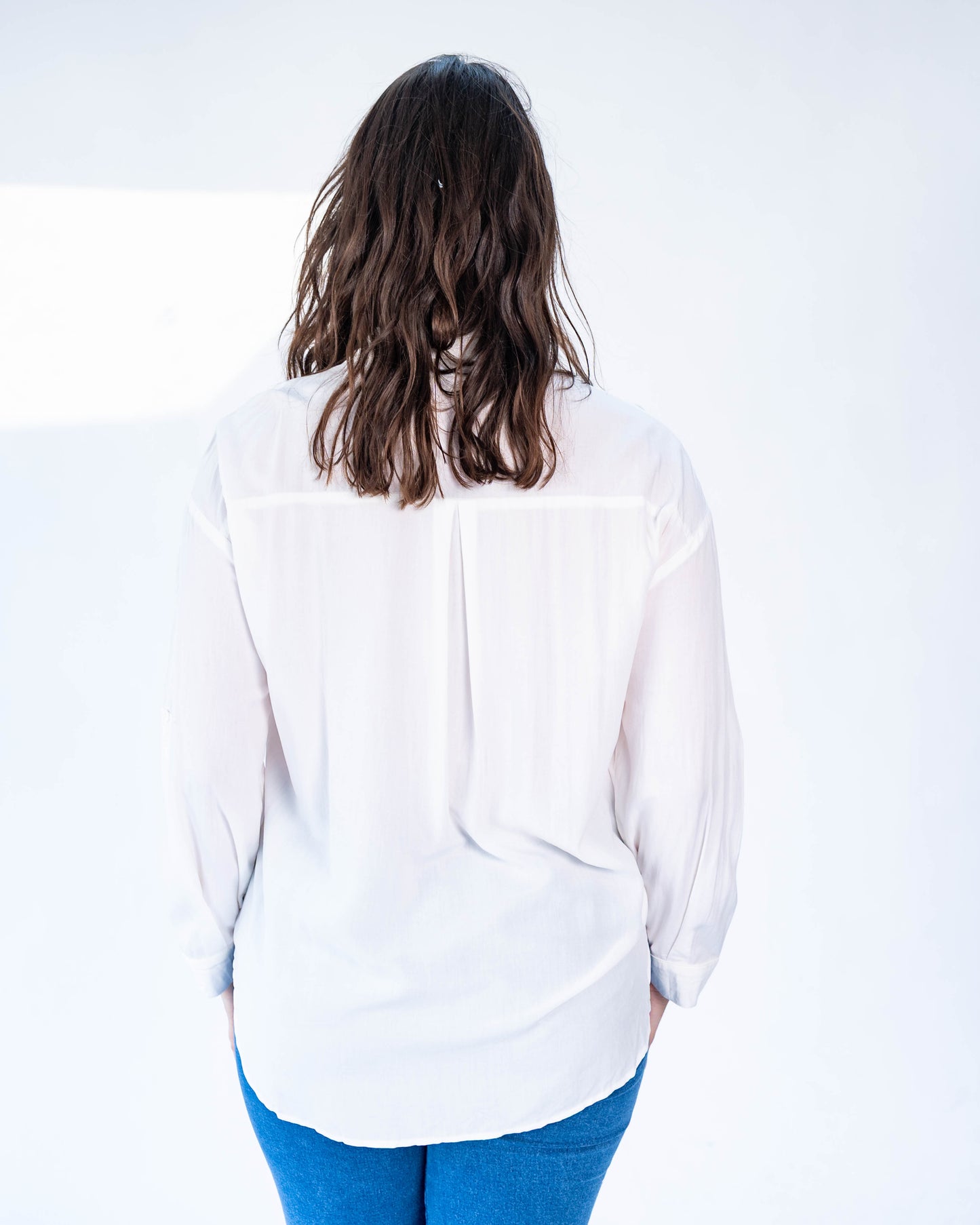 Blusa Pola Flor Café