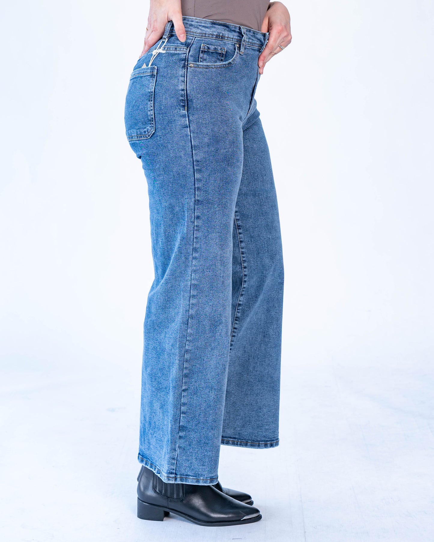 Jeans Culotte Antonio Azul
