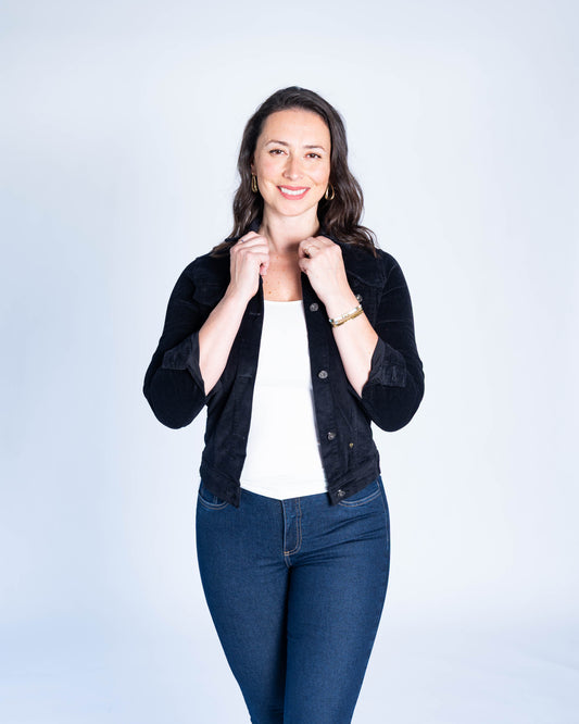 Chaqueta Cotele Negro