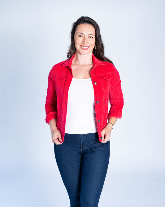 Chaqueta Cotele Roja