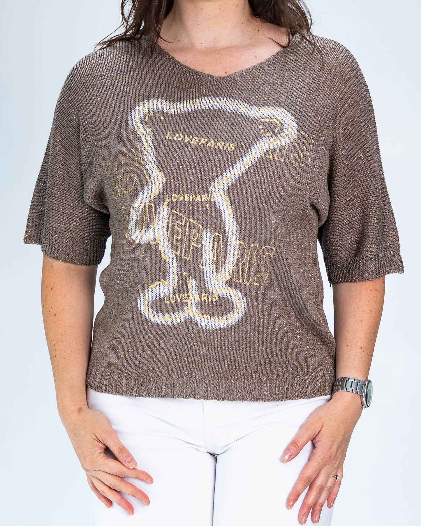 Sweater Hilo Osito Café