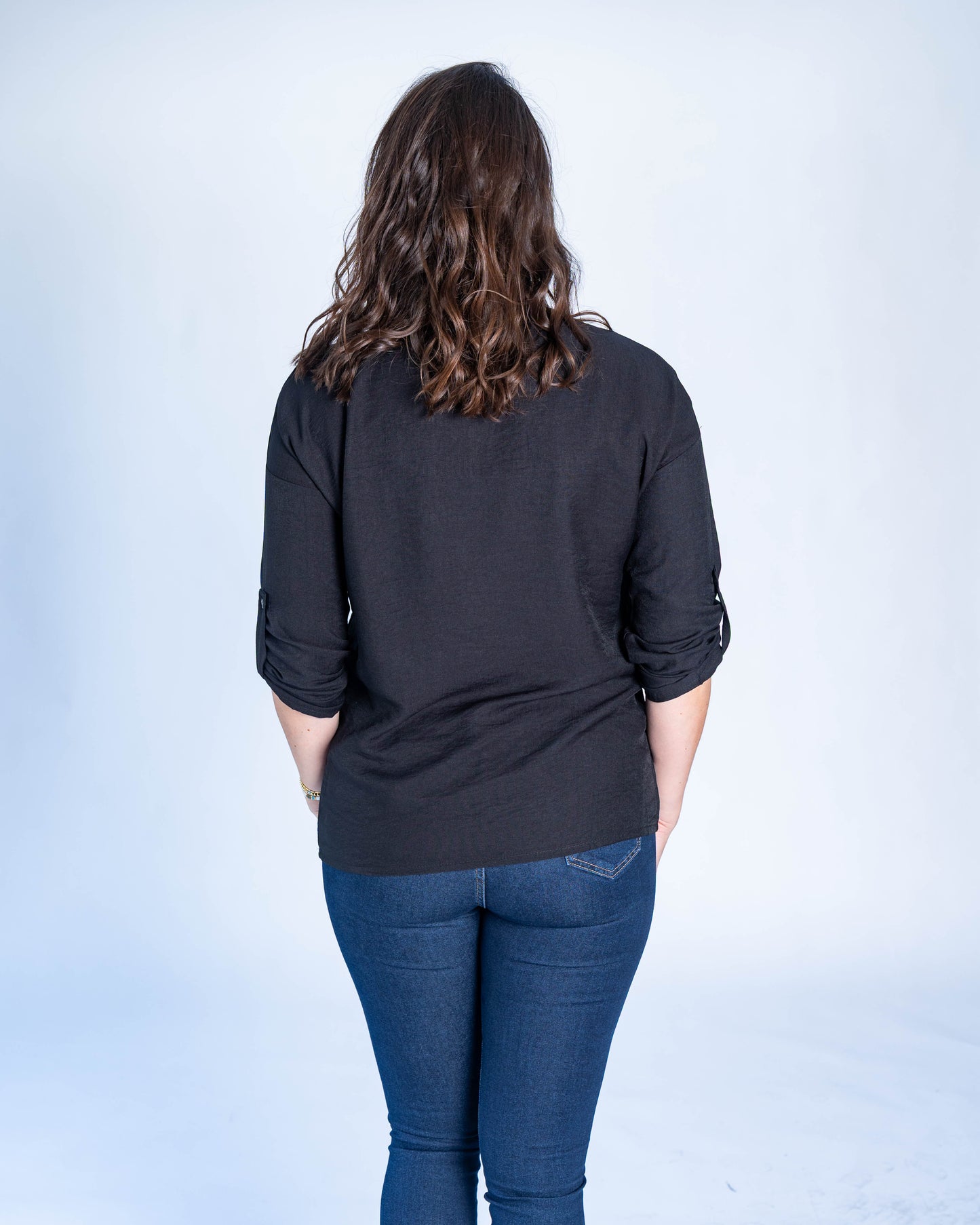 POLERA BRILLOS DOMINIQUE NEGRA