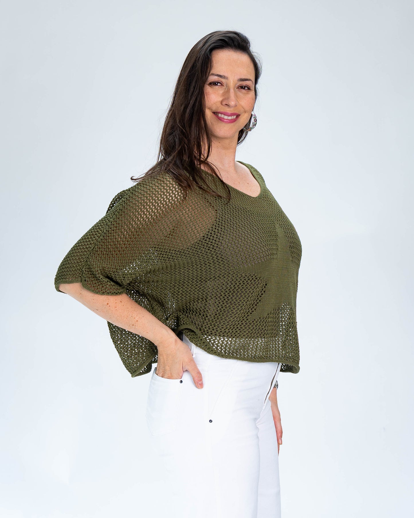 Sweater Hilo Estrella Verde