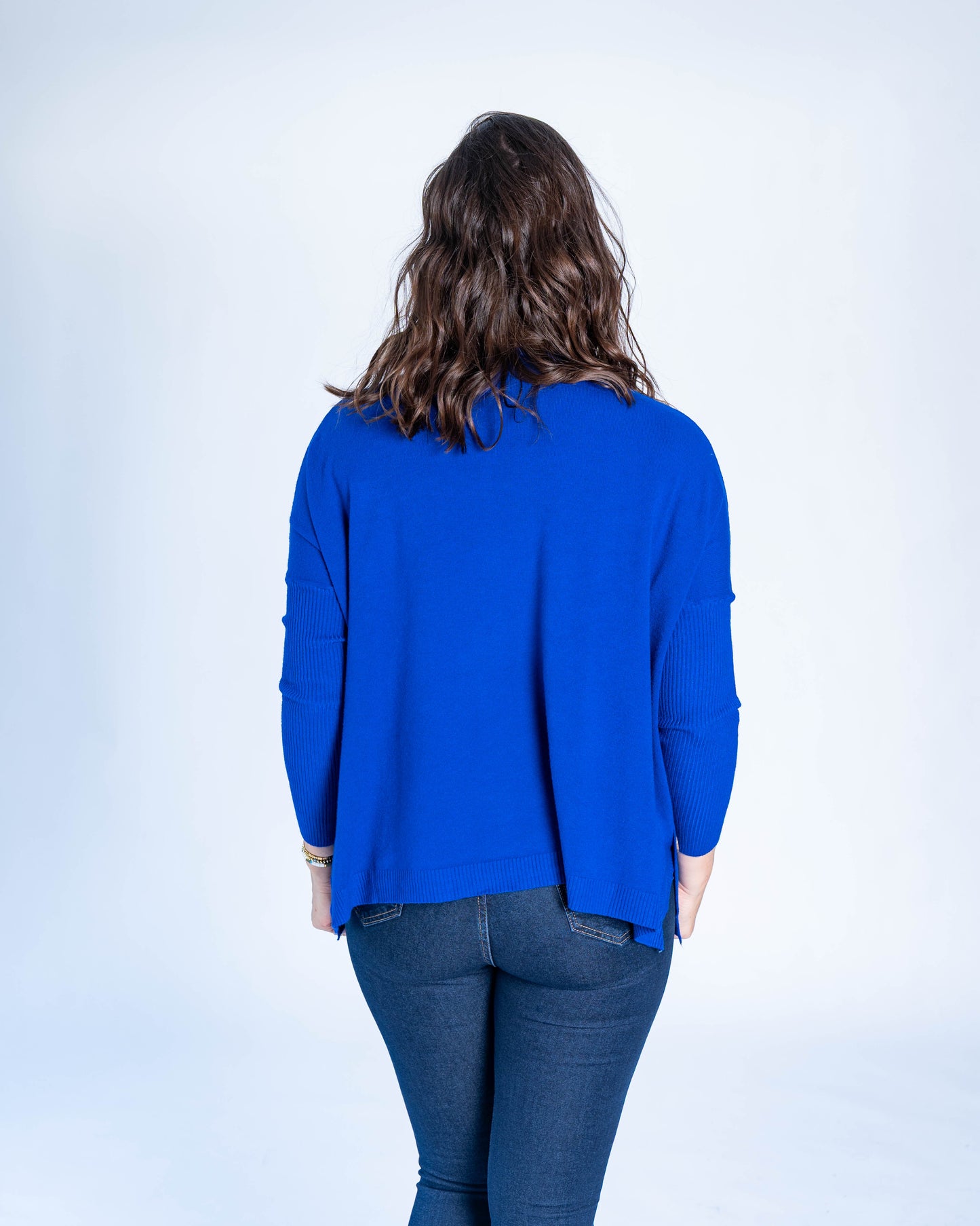 SWEATER BOTONES DANIELA AZUL