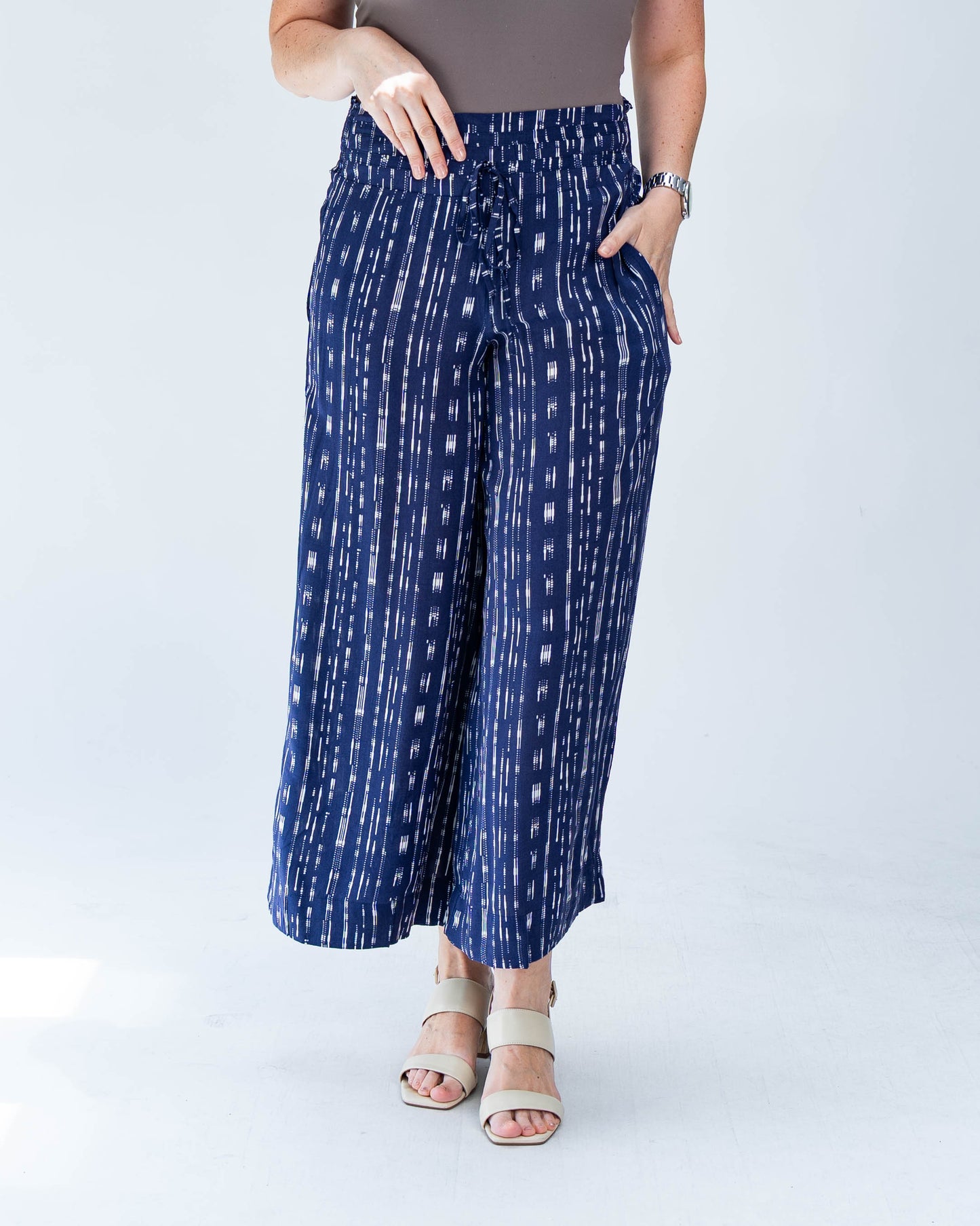 Pantalón Líneas Beli Azul