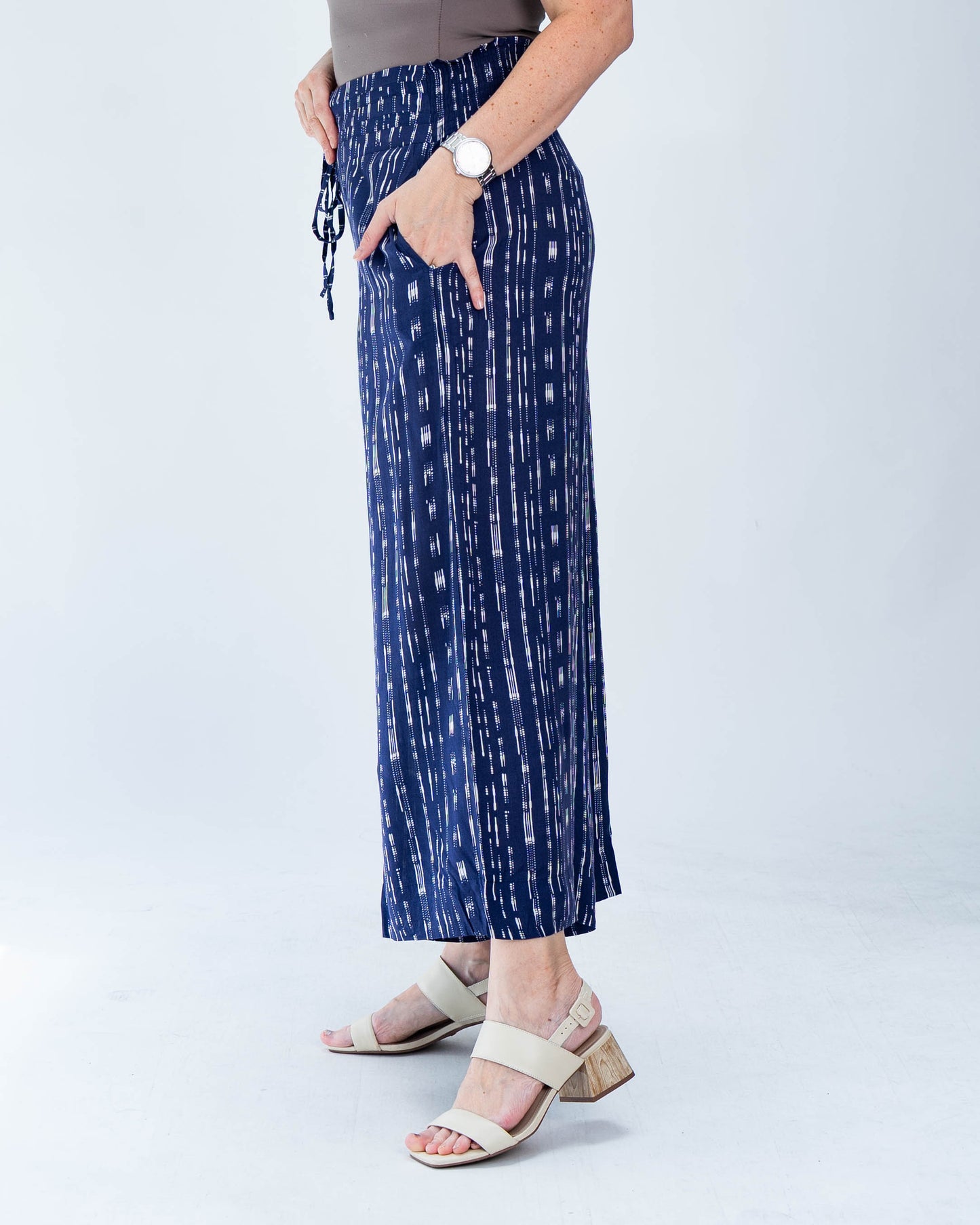 Pantalón Líneas Beli Azul