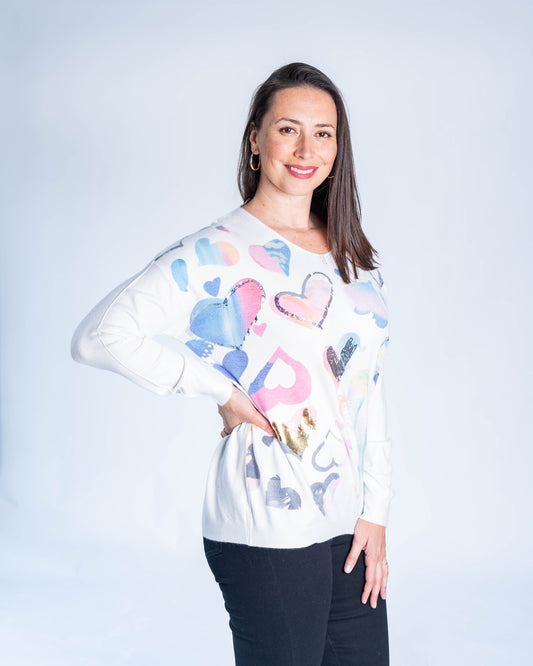 SWEATER AMOR-AMOR BLANCO