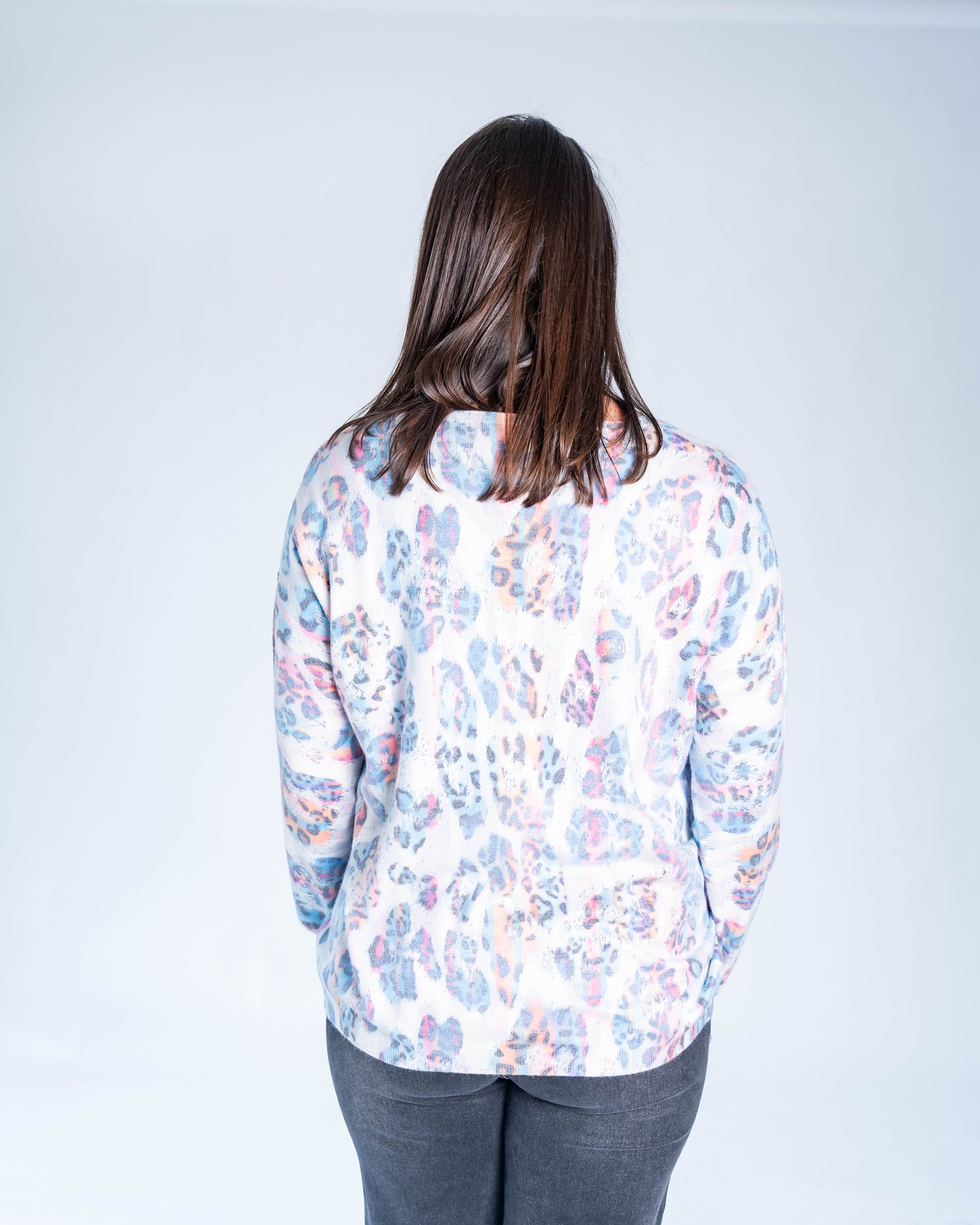 SWEATER PRINT Y PLATA