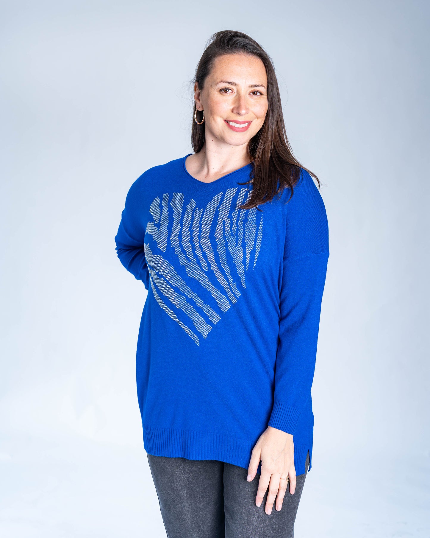 SWEATER CORAZON AZUL