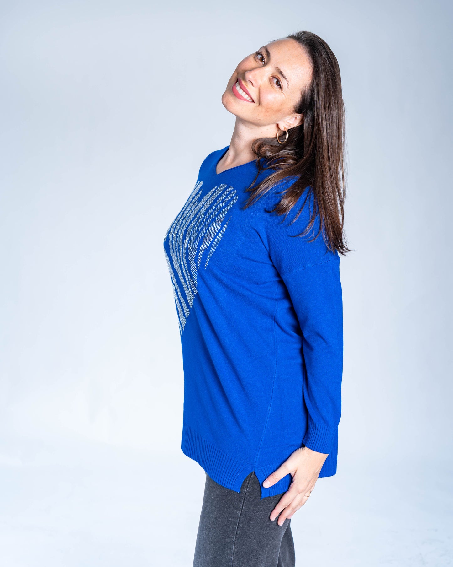 SWEATER CORAZON AZUL