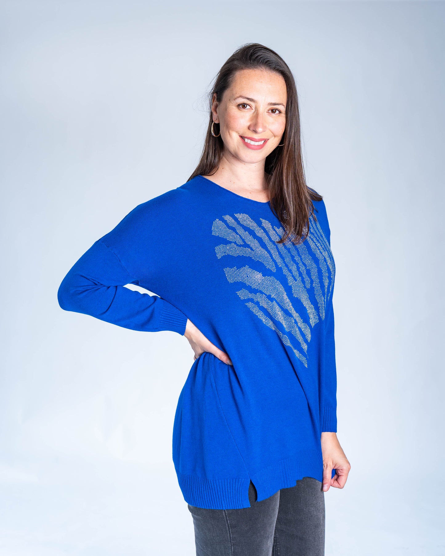 SWEATER CORAZON AZUL