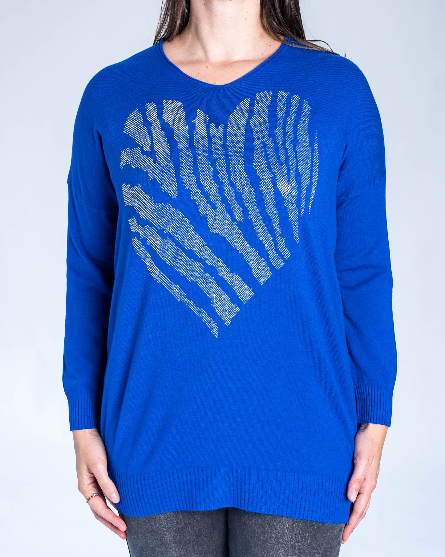 SWEATER CORAZON AZUL