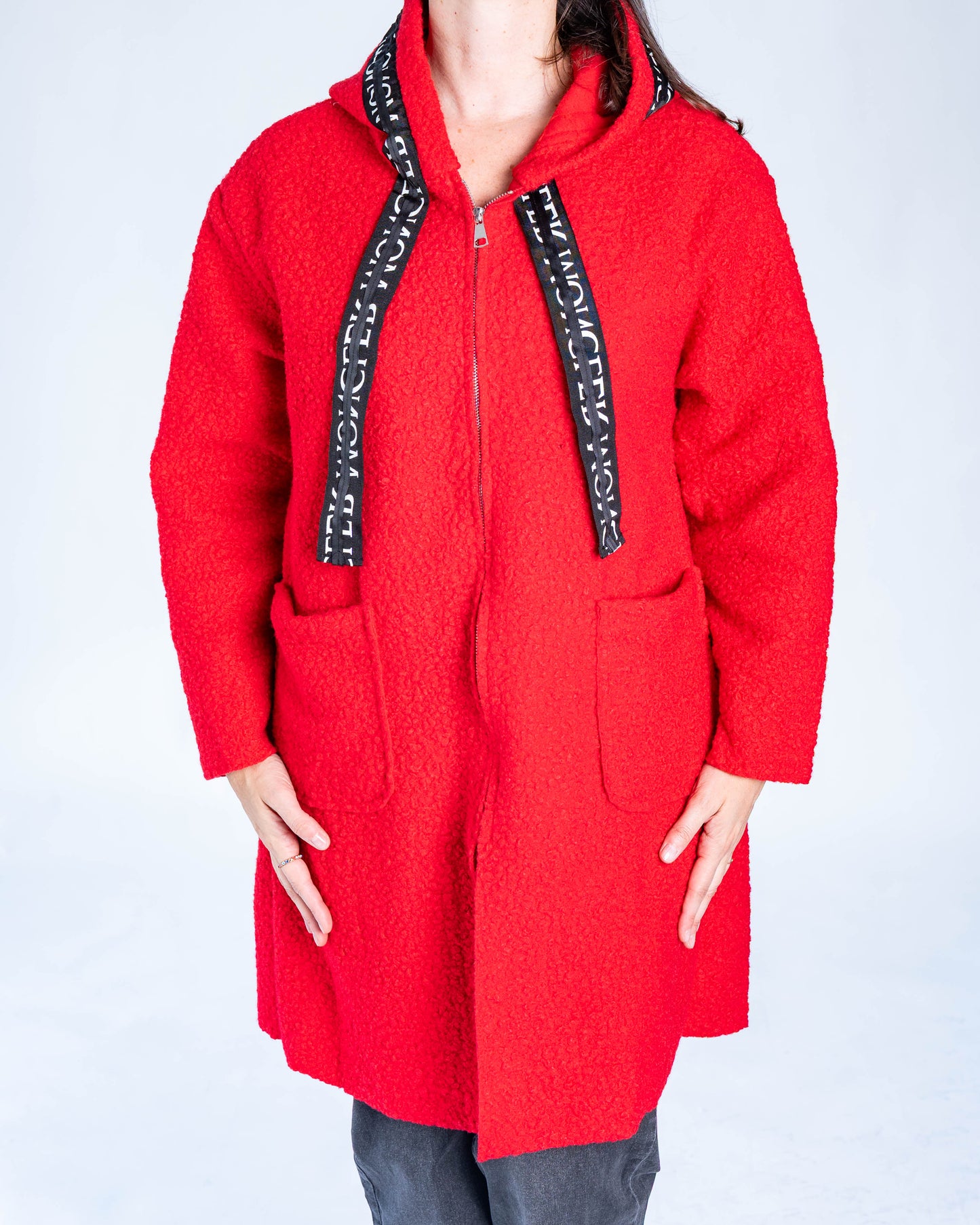 ABRIGO AGUSTINA ROJO
