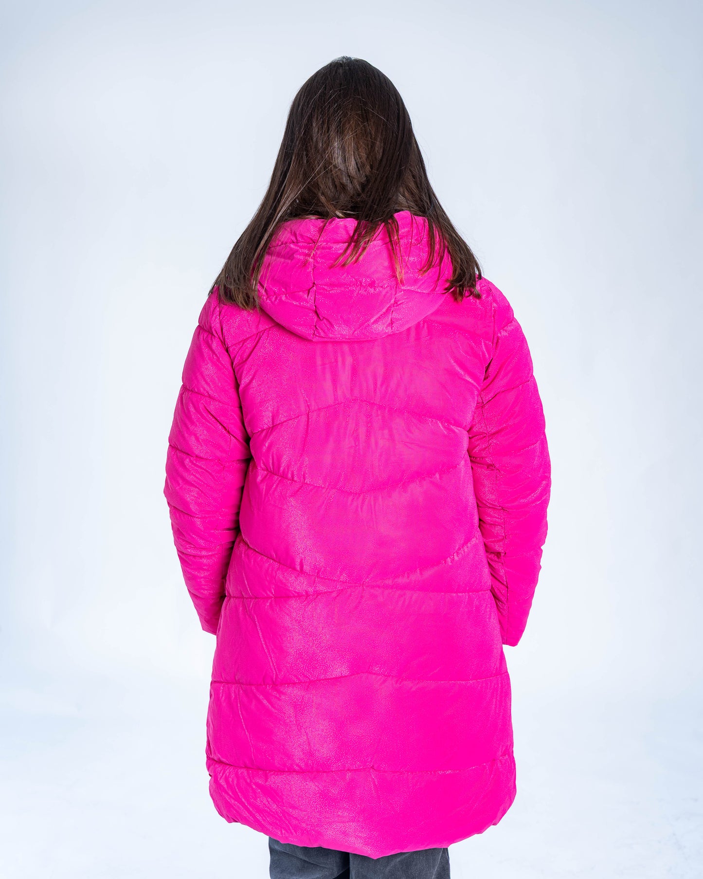 PARKA CON MANGAS GLORITA FUCSIA