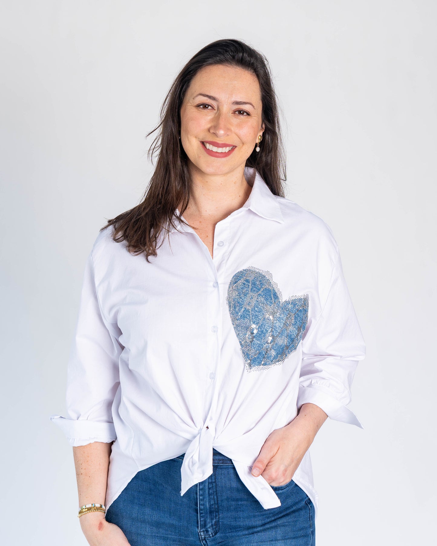 Blusa Palito Blanca