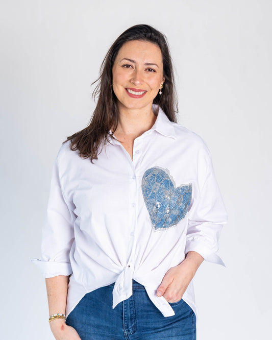 Blusa Palito Blanca