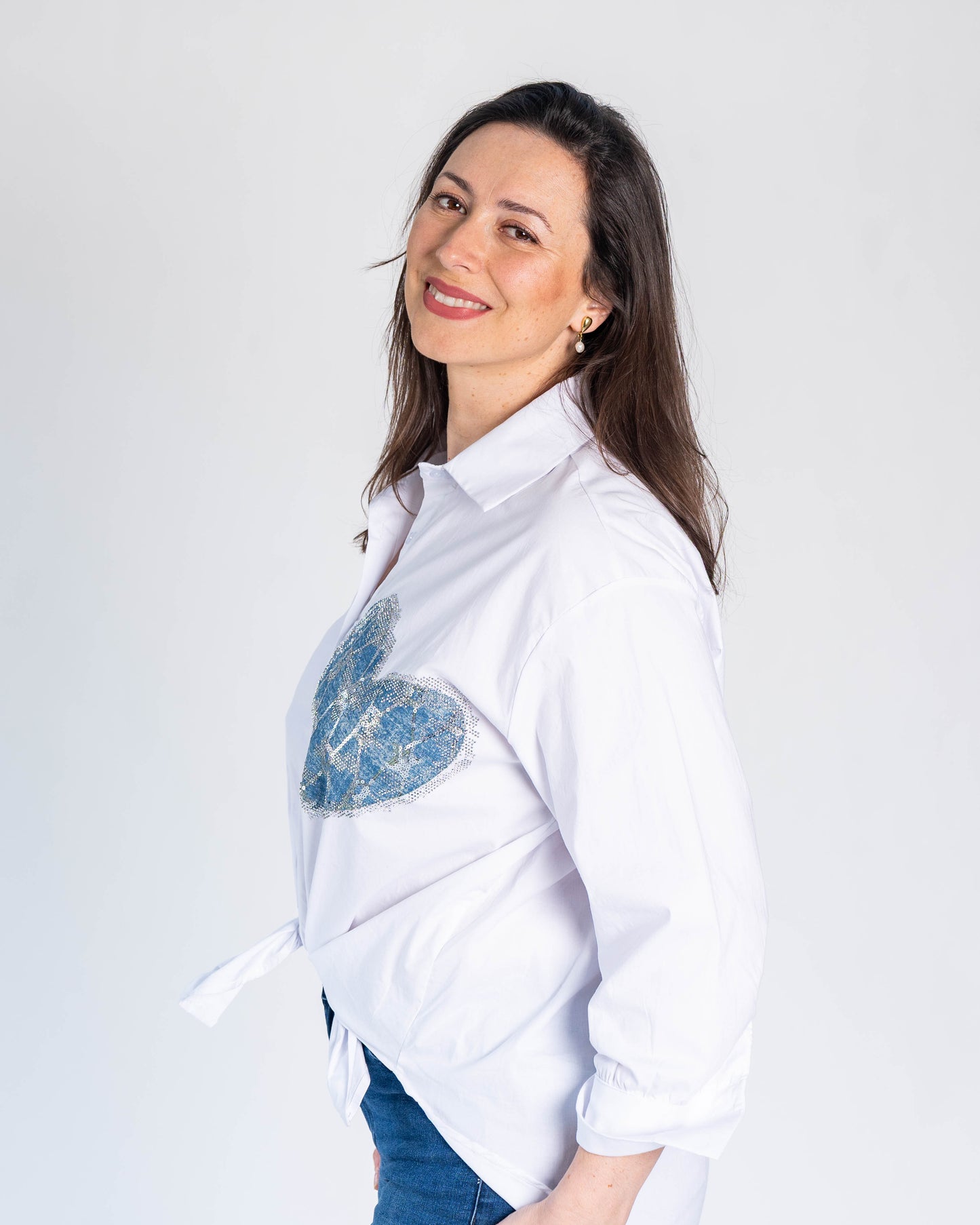 Blusa Palito Blanca
