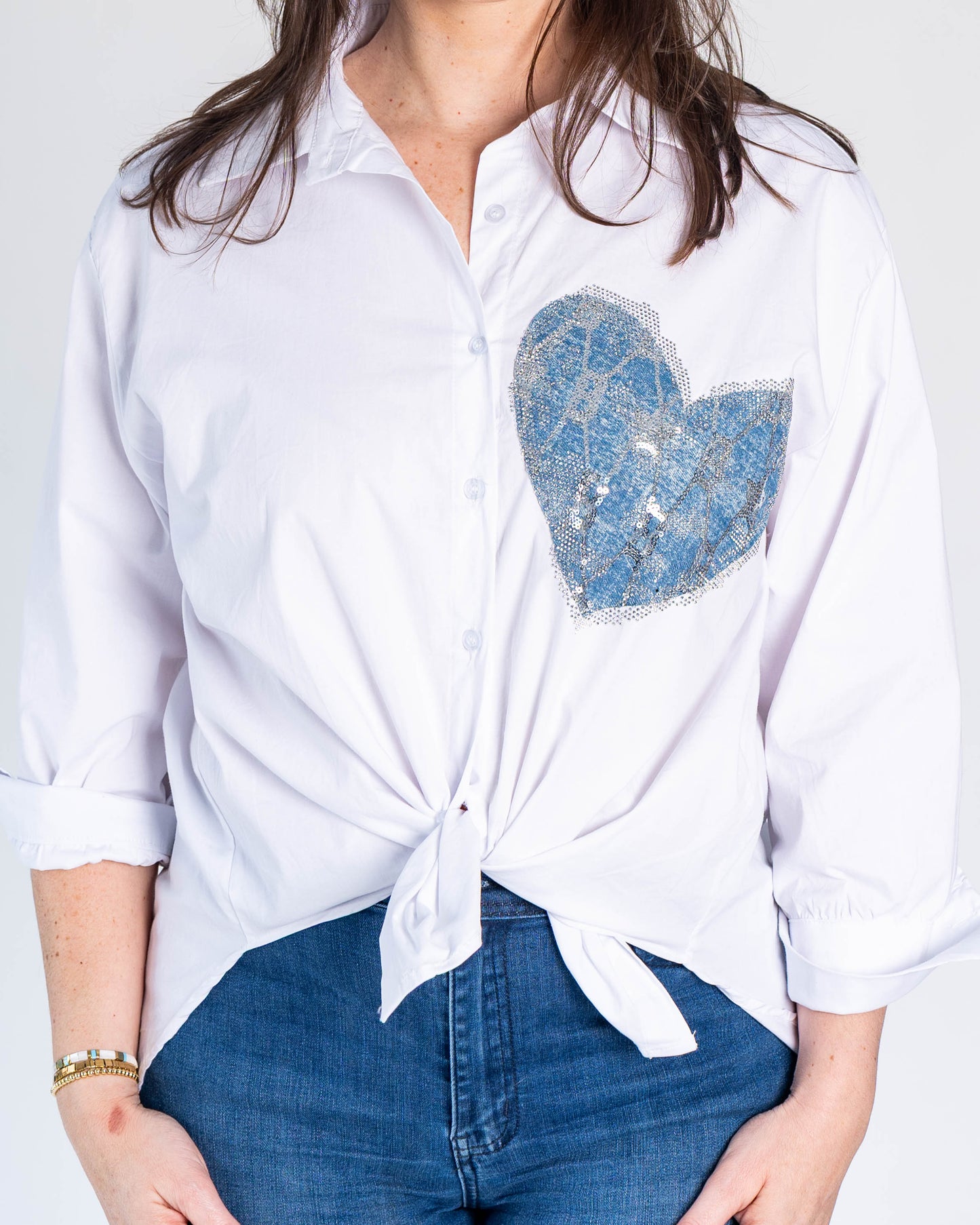 Blusa Palito Blanca