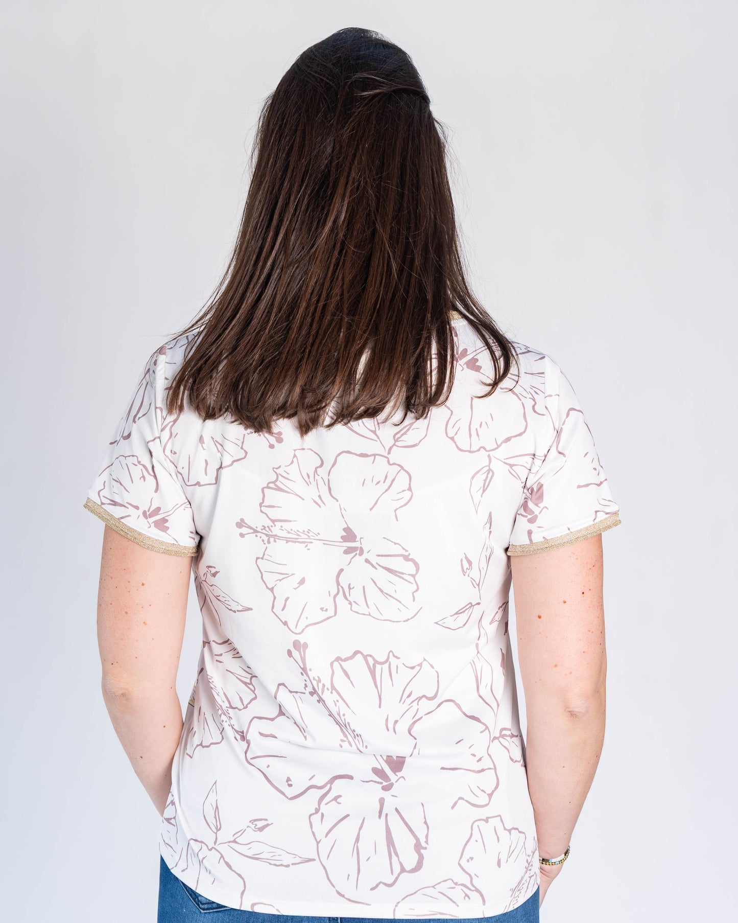 Polera Sonia Flores Coral