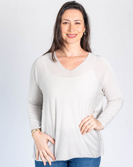 Sweater Hilo Patty Blanco