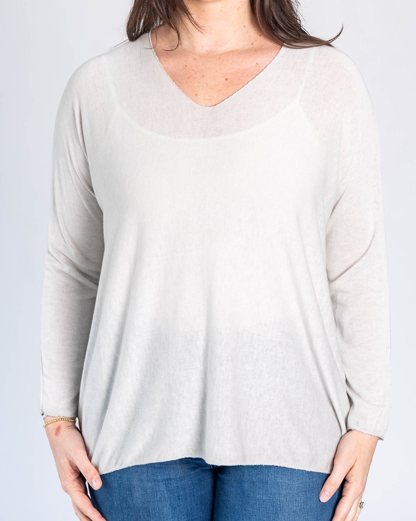 Sweater Hilo Patty Blanco