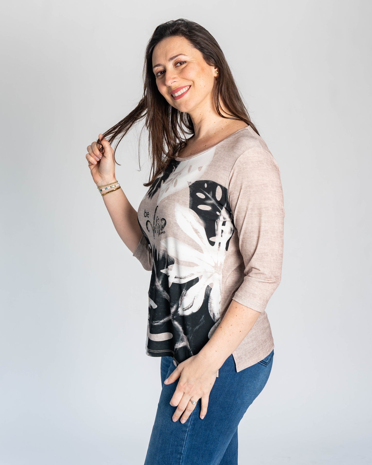 Polera Be Wild Beige