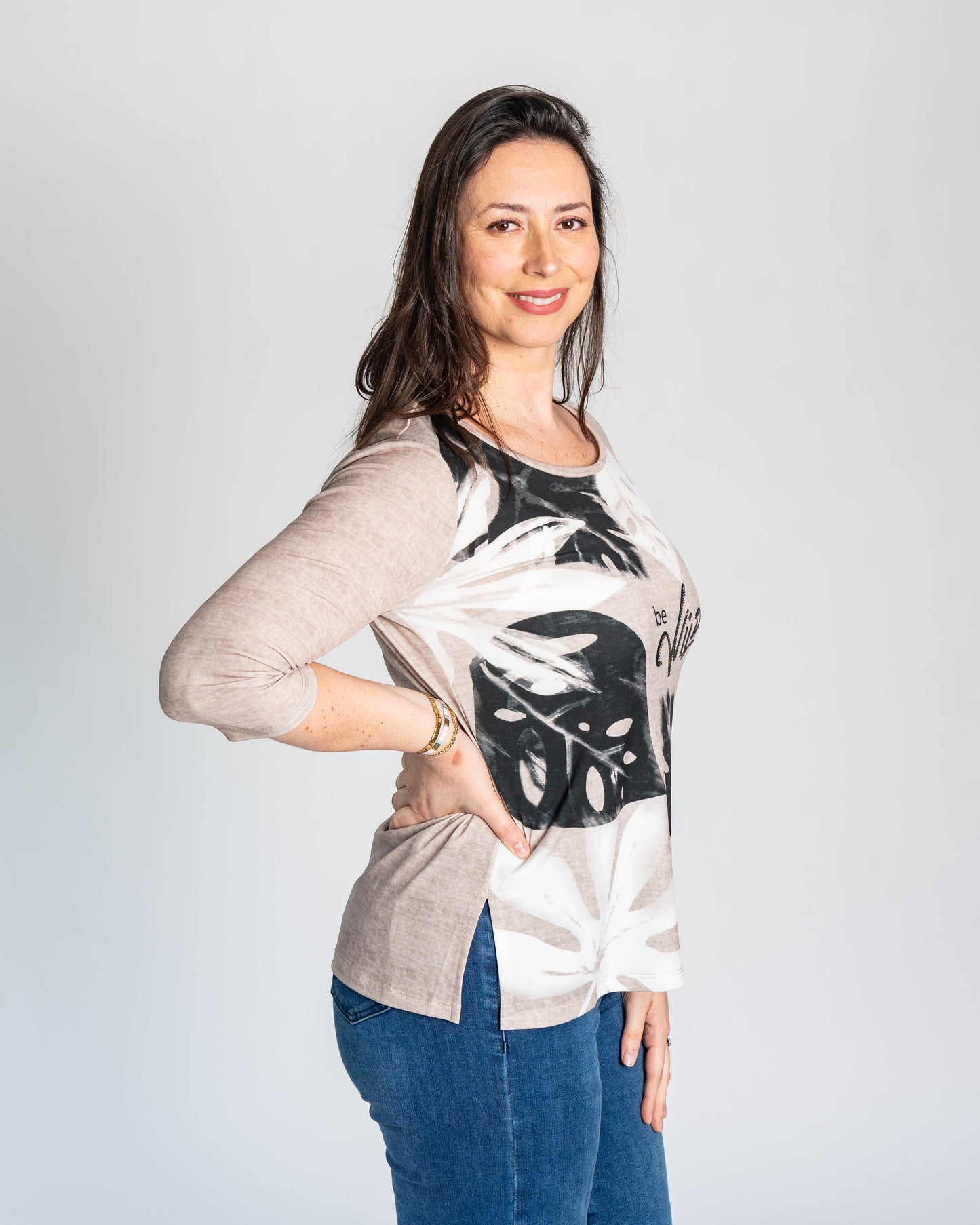 Polera Be Wild Beige