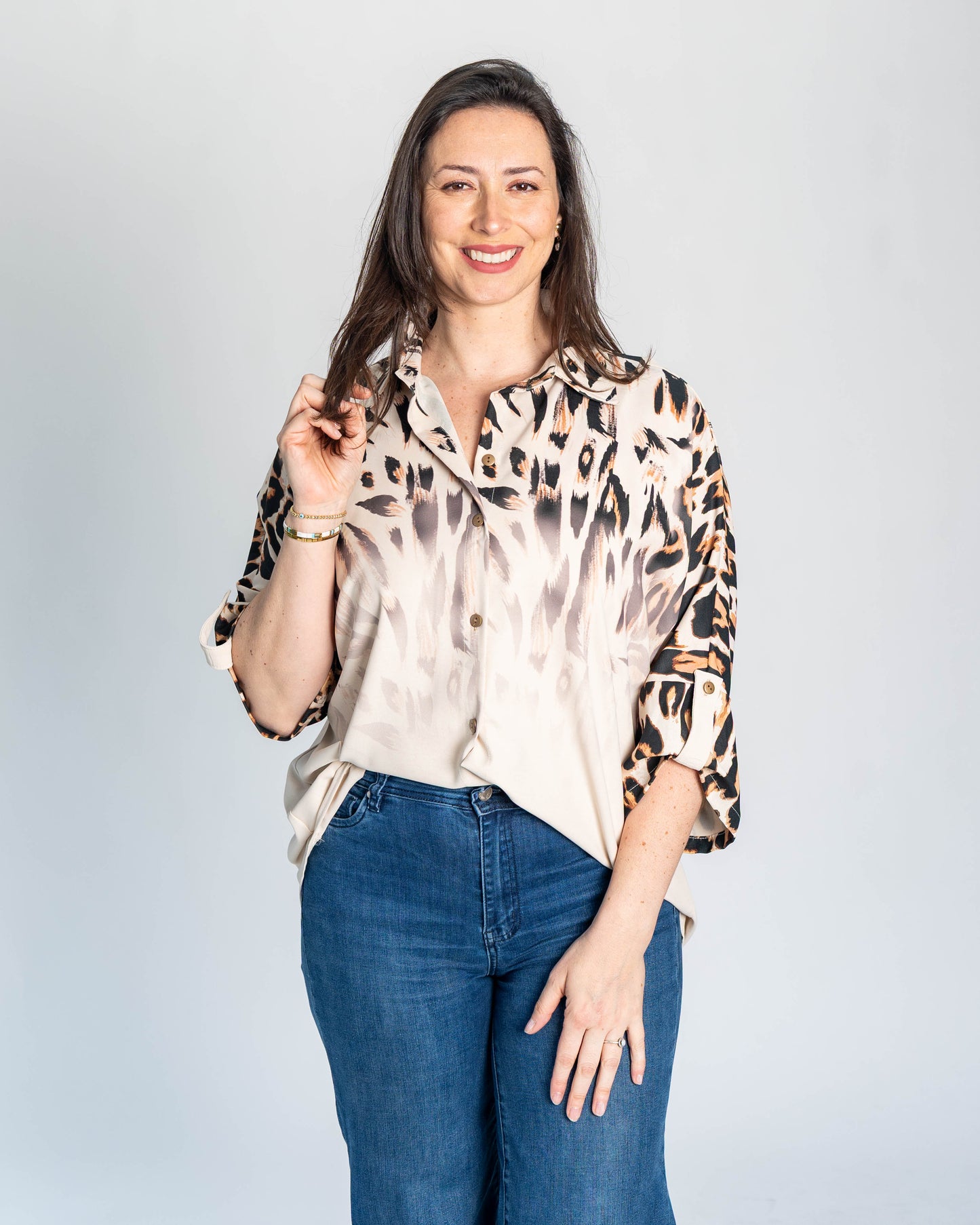 Blusa Letty Leopardo