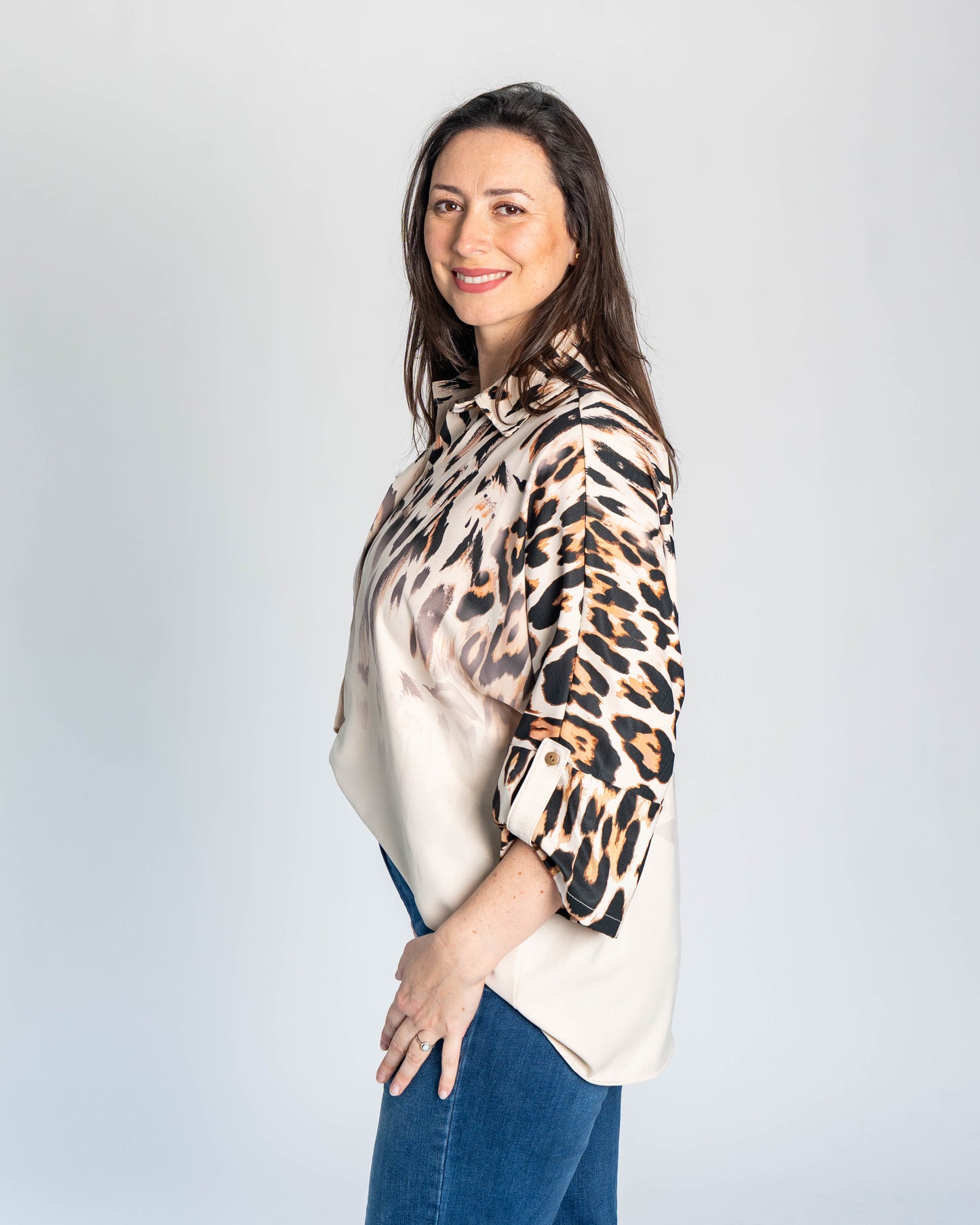 Blusa Letty Leopardo