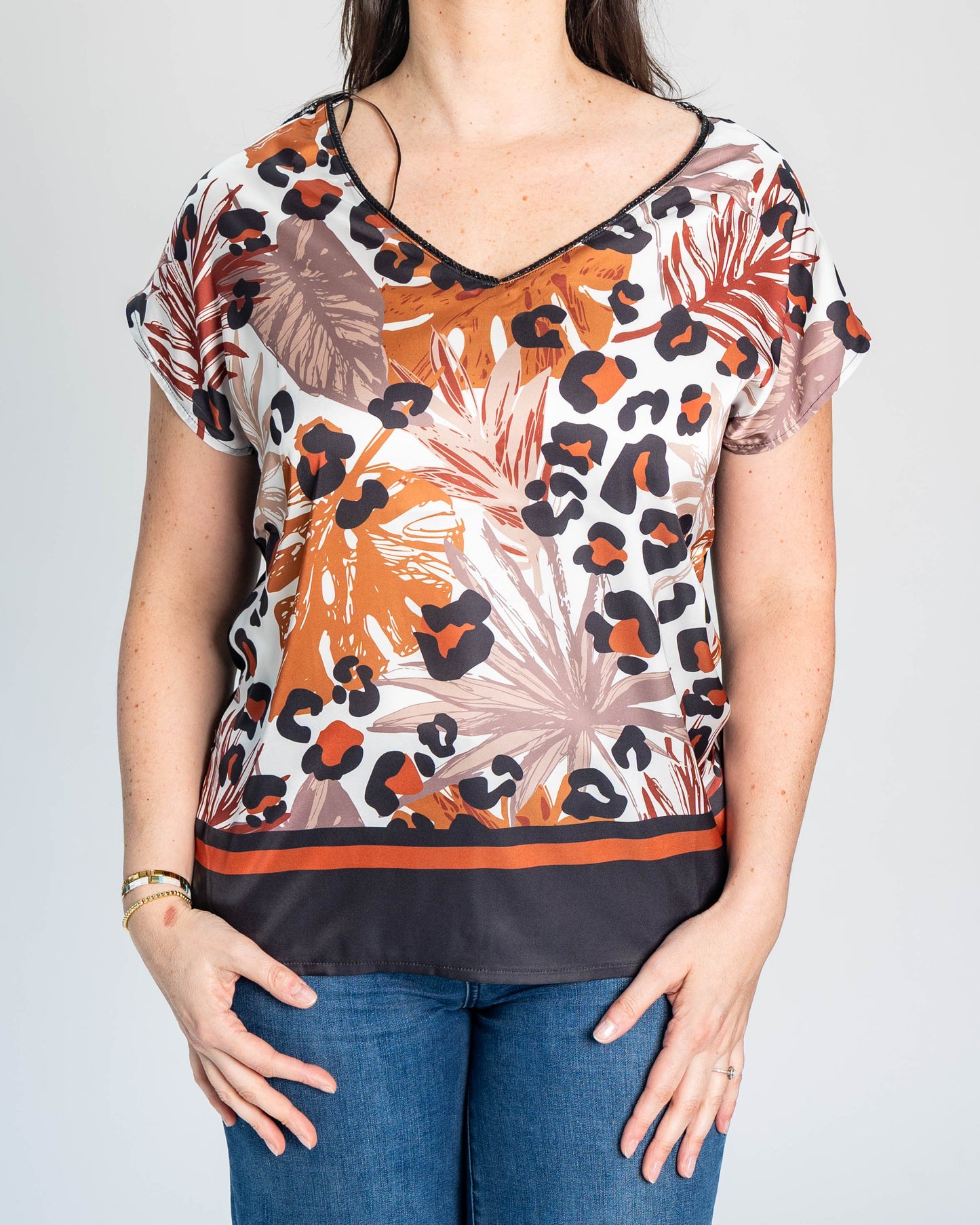Polera Mary Duo Café