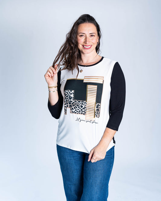 POLERA SOLEDAD BLANCA