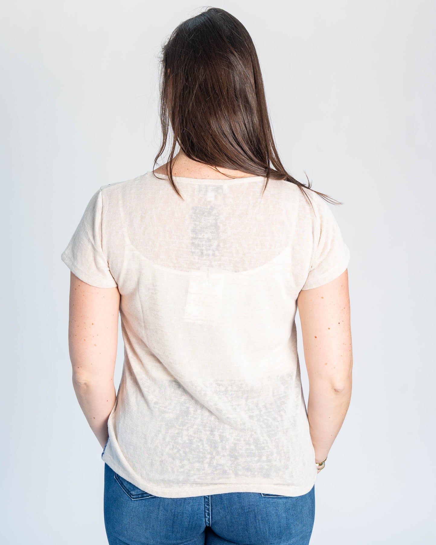 Polera Anne Tropical Azul