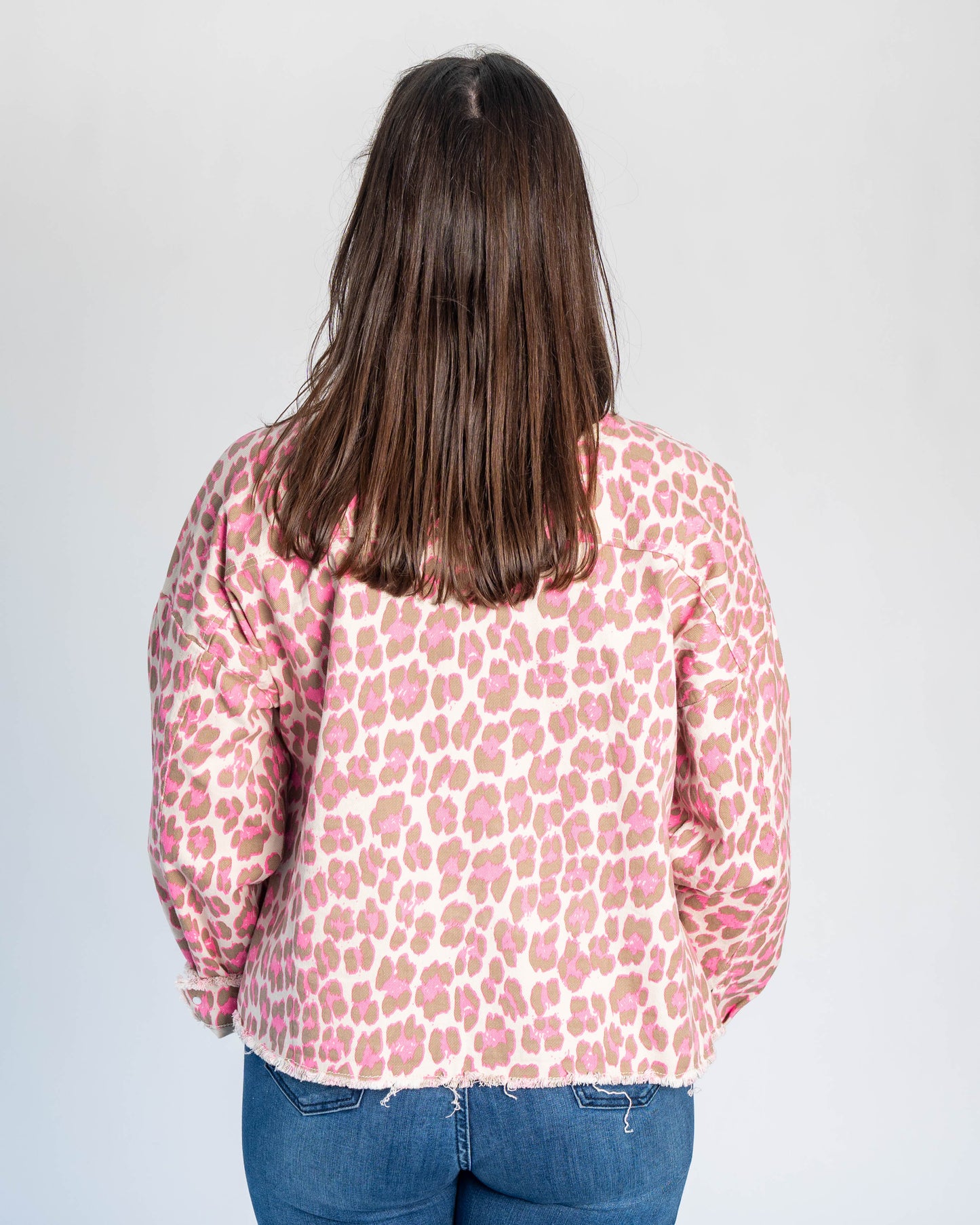 Chaqueta Print Neon Rosada