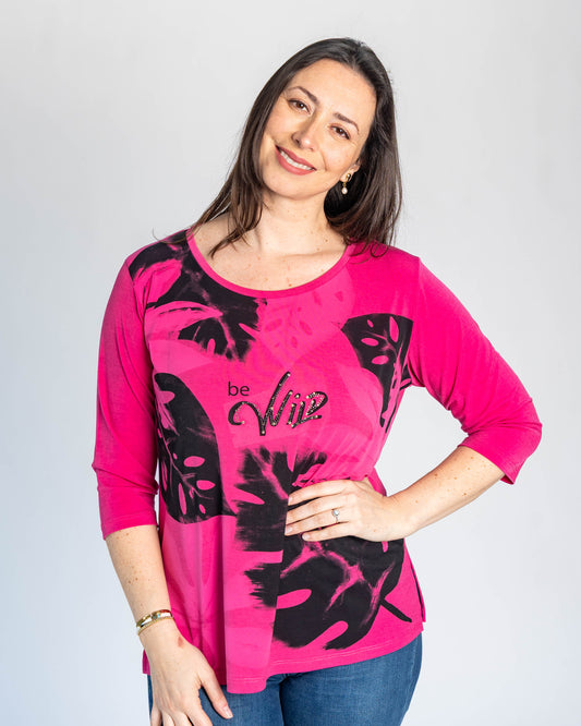 Polera Be Wild Fucsia