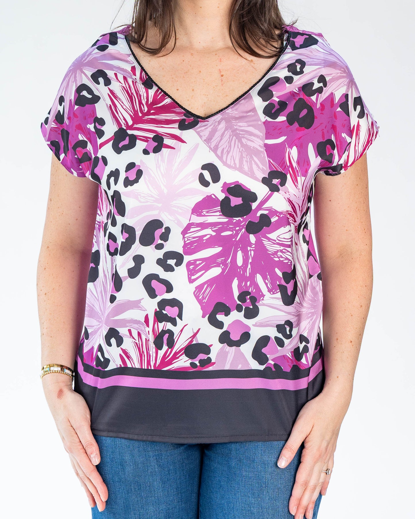 Polera Mary Duo Magenta