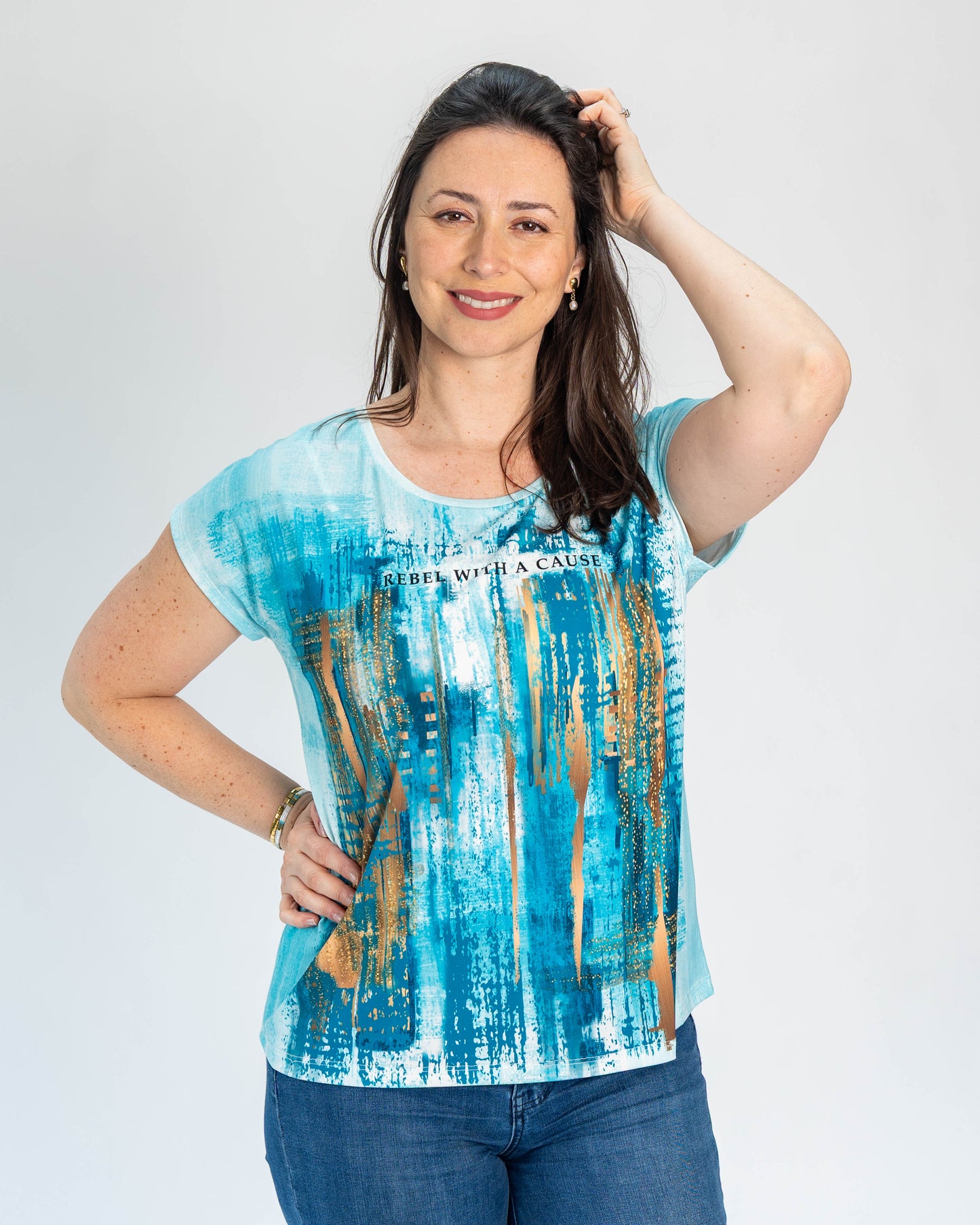 Polera Pau Rebel Turquesa