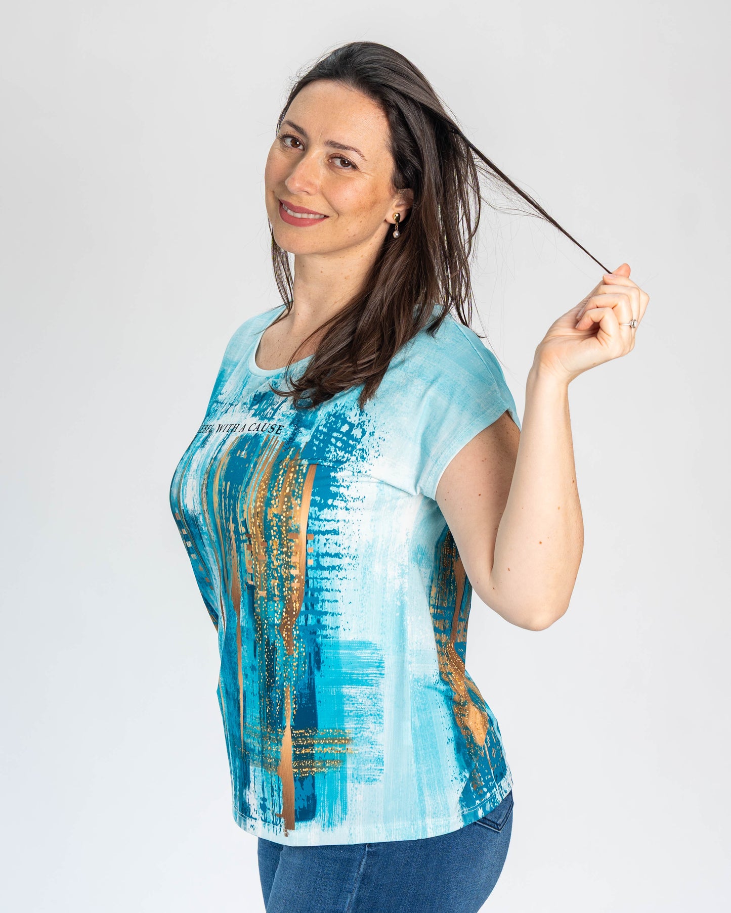 Polera Pau Rebel Turquesa