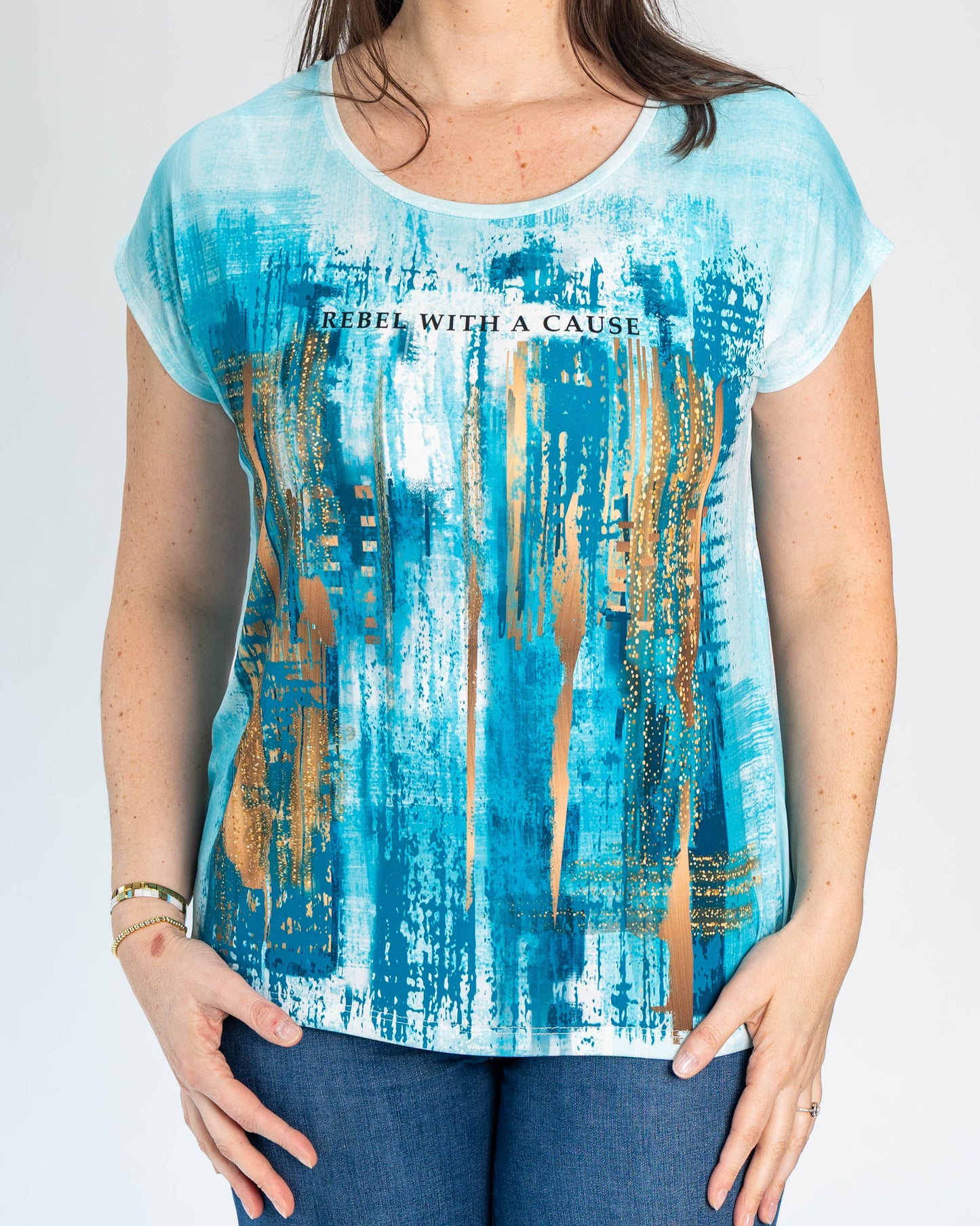 Polera Pau Rebel Turquesa