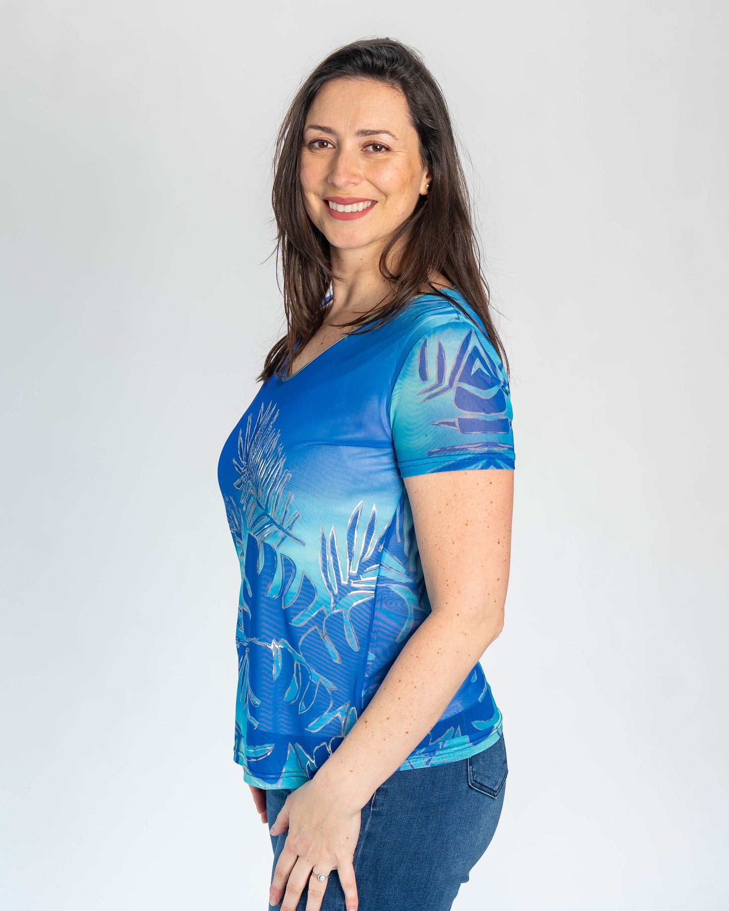 Polera Andrea Hojas Calipso