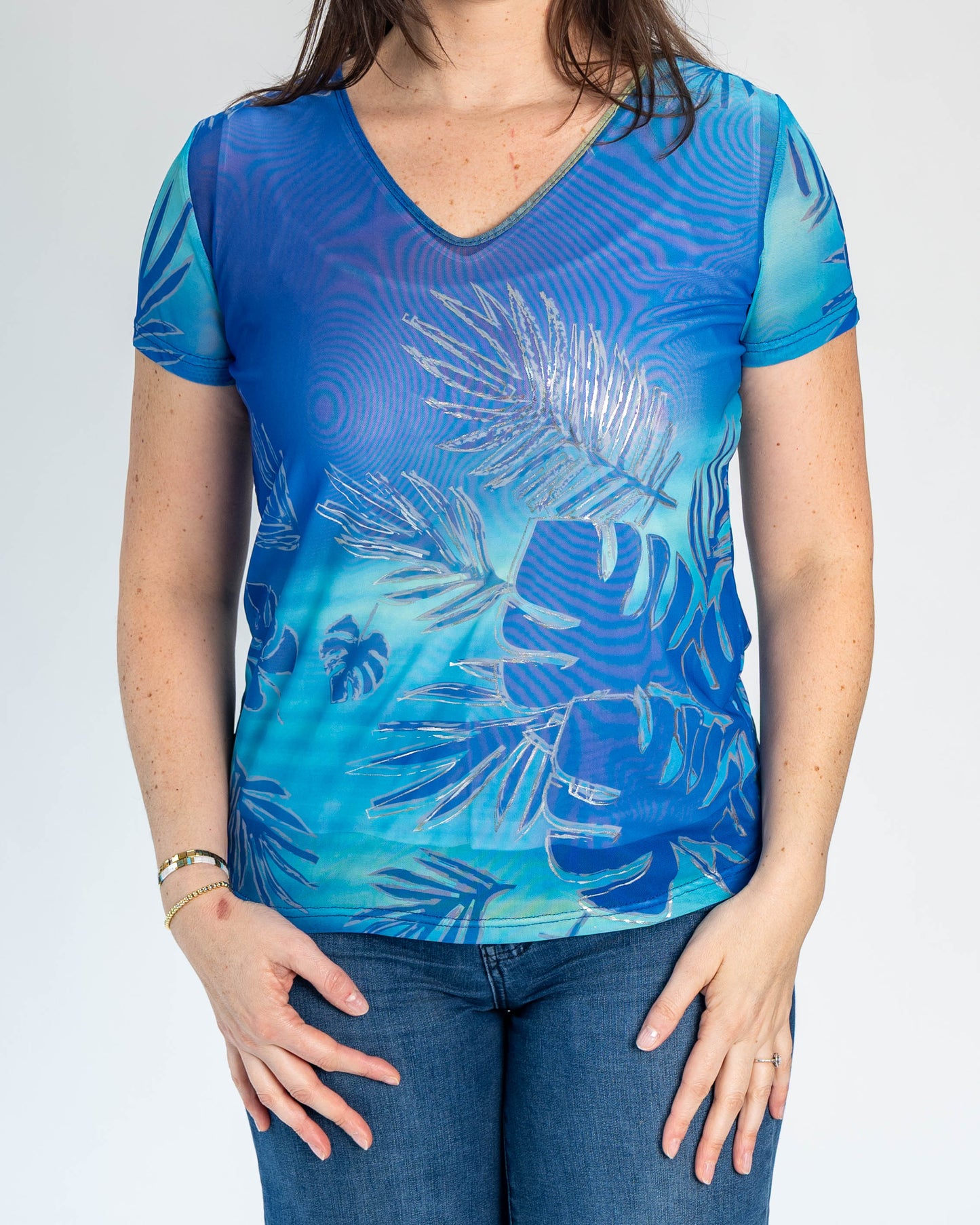 Polera Andrea Hojas Calipso