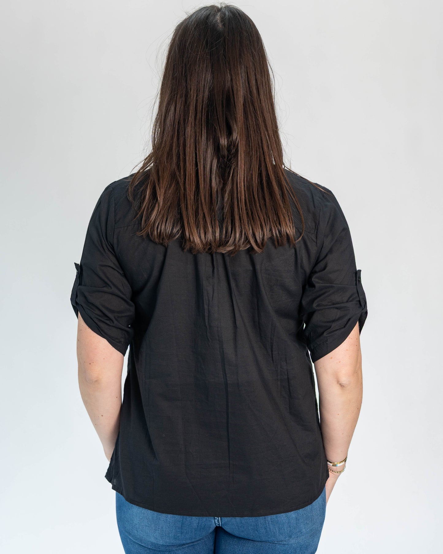 Blusa Brodery Angeles Negro