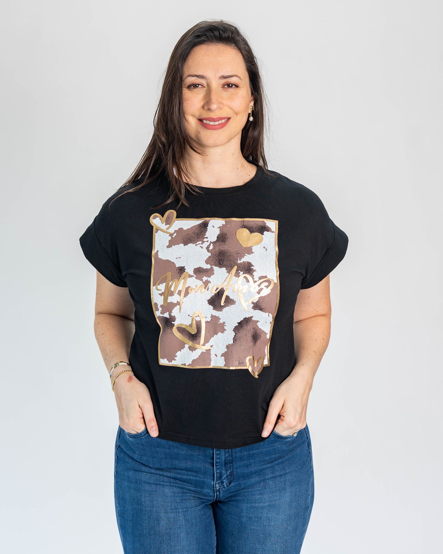 Polera Cowgirl Negro