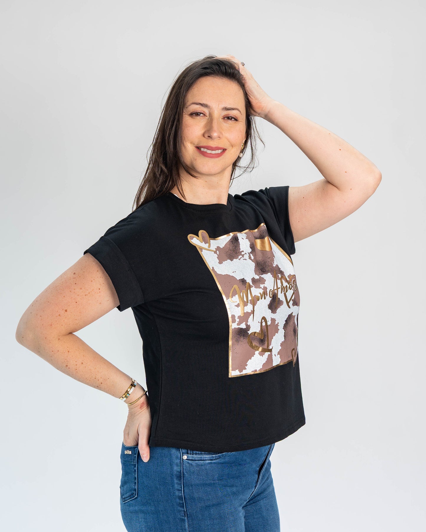 Polera Cowgirl Negro