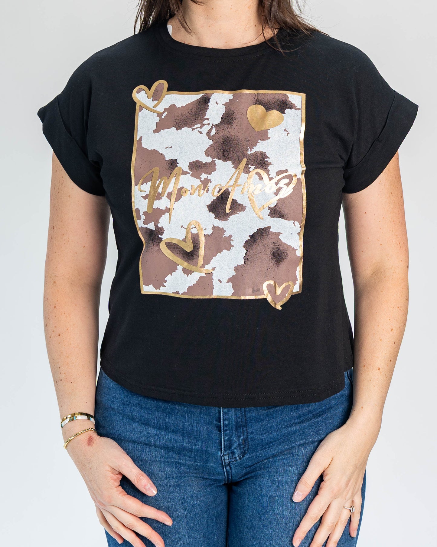 Polera Cowgirl Negro