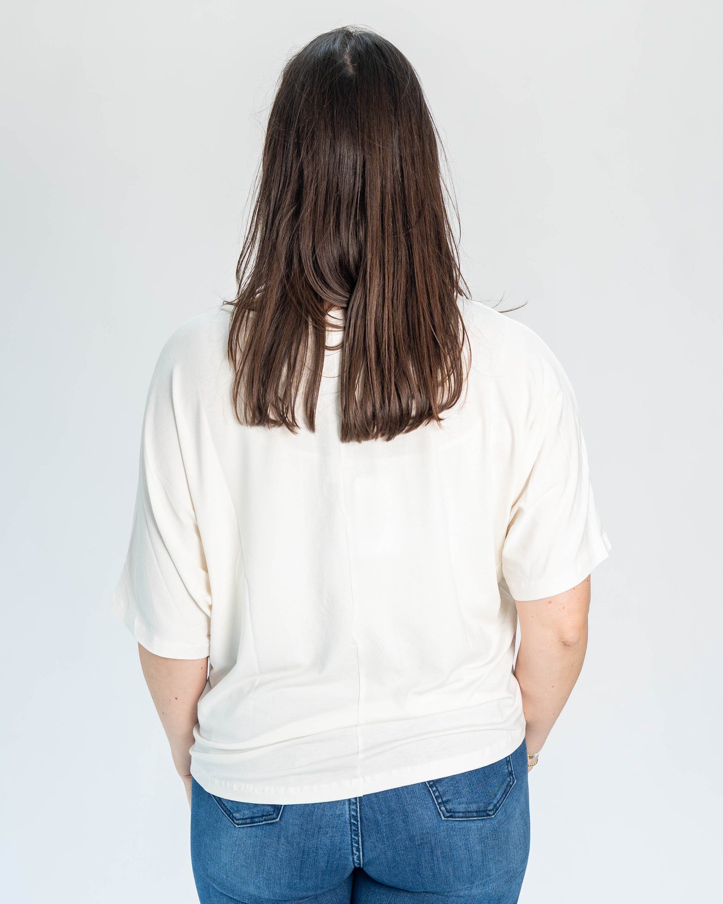 Polera BR Shine Blanco Círculos