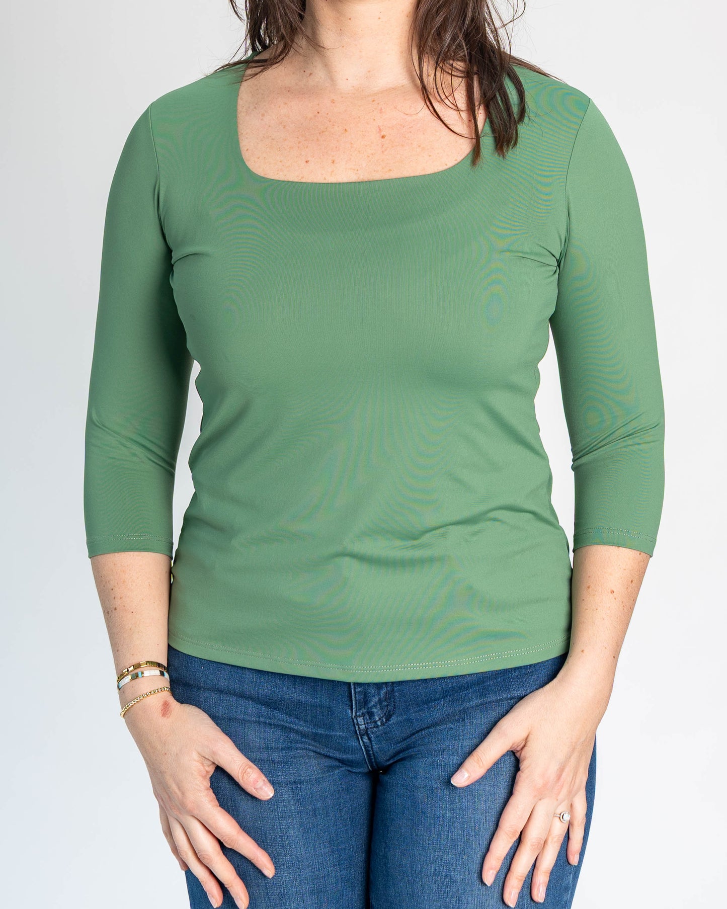 Polera Básica Carolina Verde