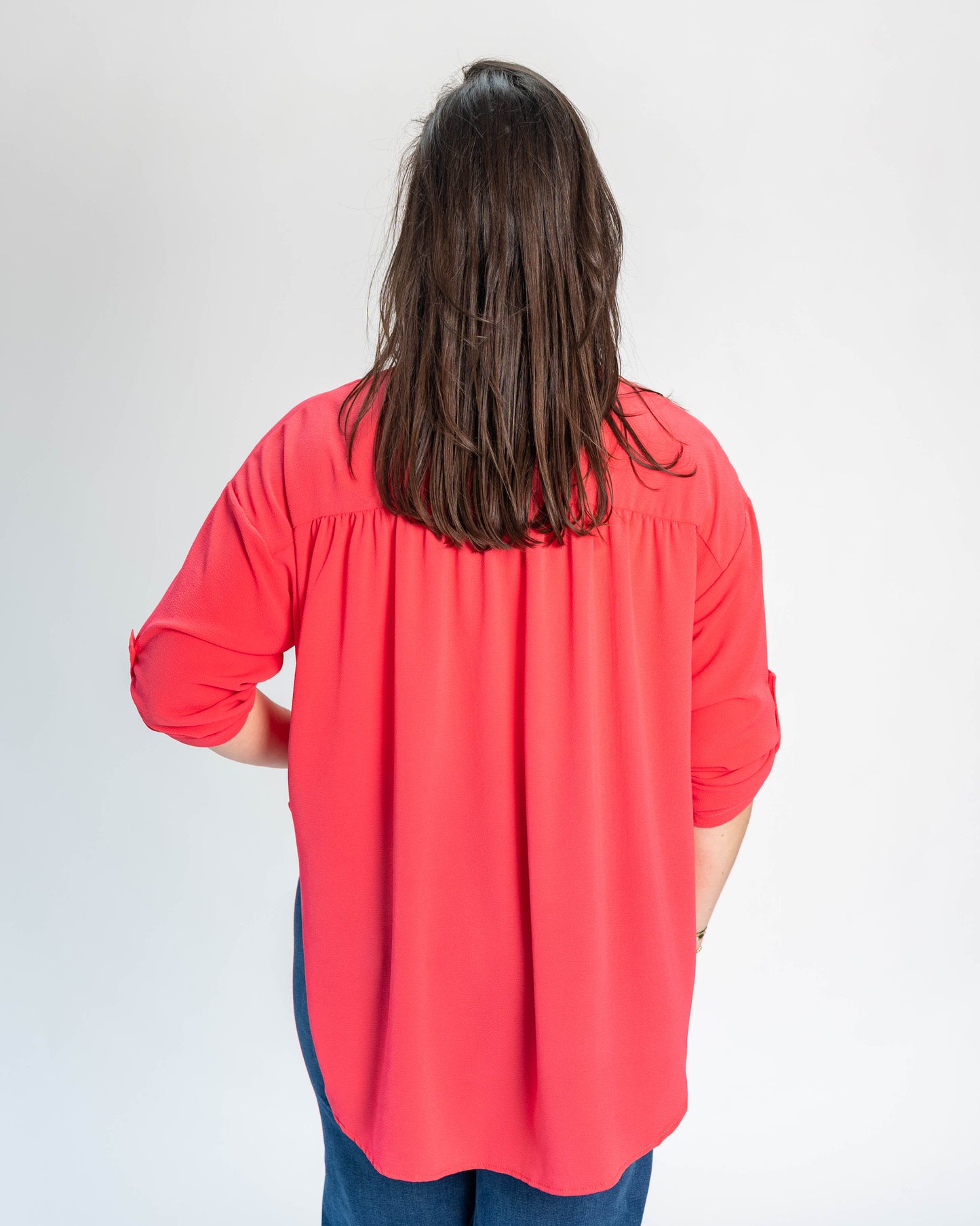 Blusa Paolita Coral/Dorado