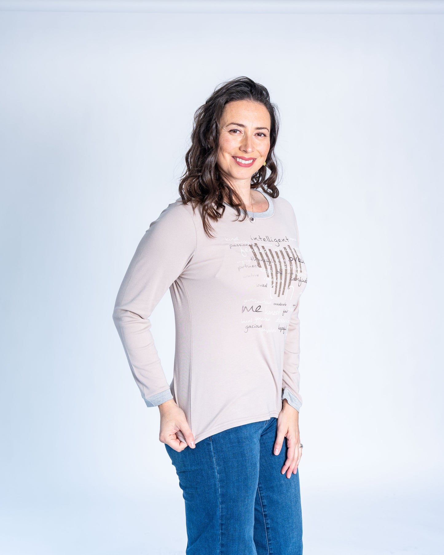 Polera Giving Beige