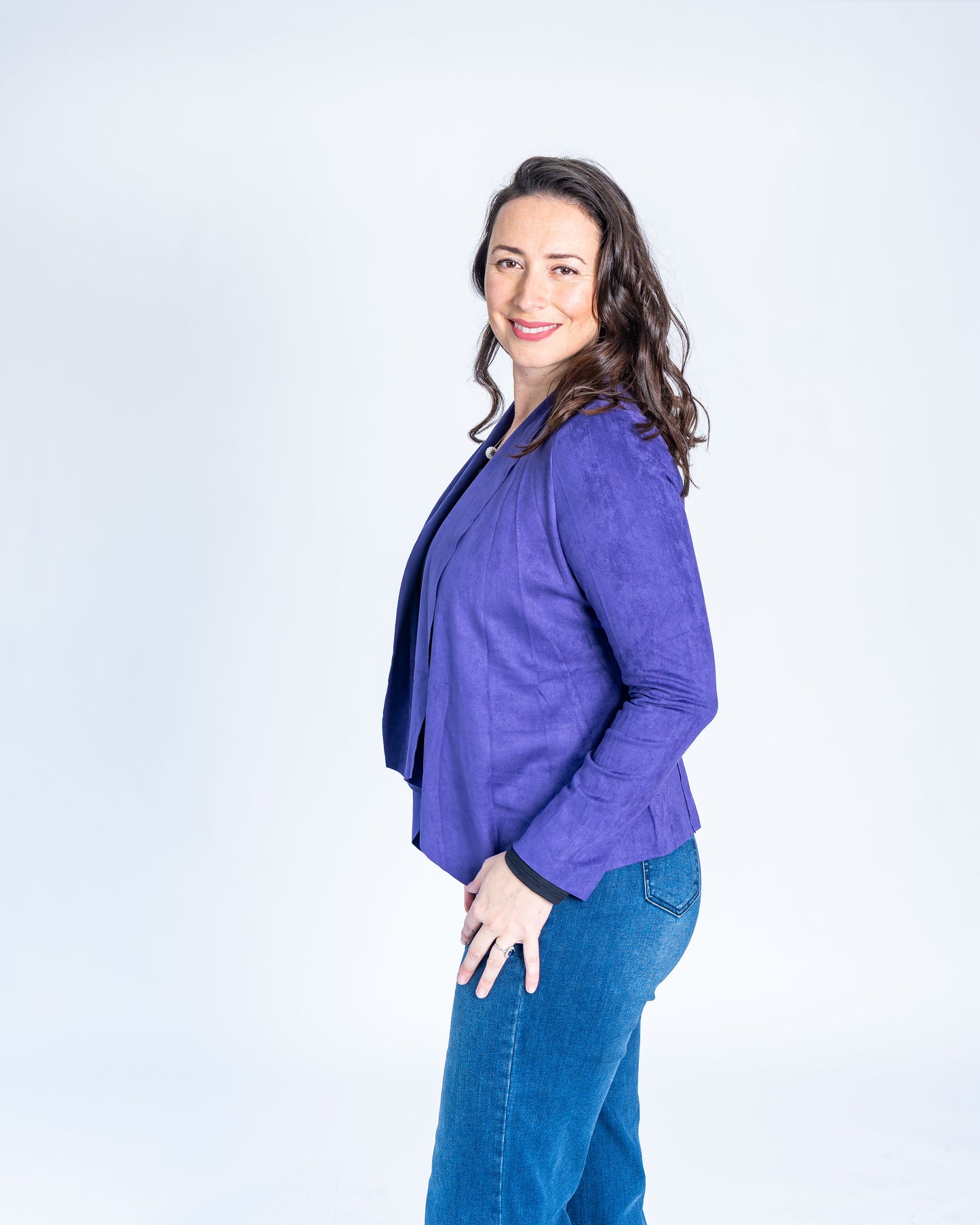 Tapado Gamuza Catalina Morado